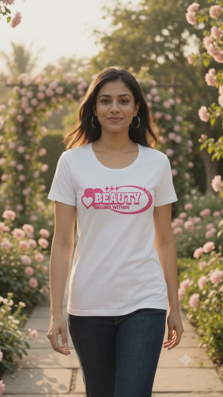 Beauty Begins Within Women’s Classic T-Shirt